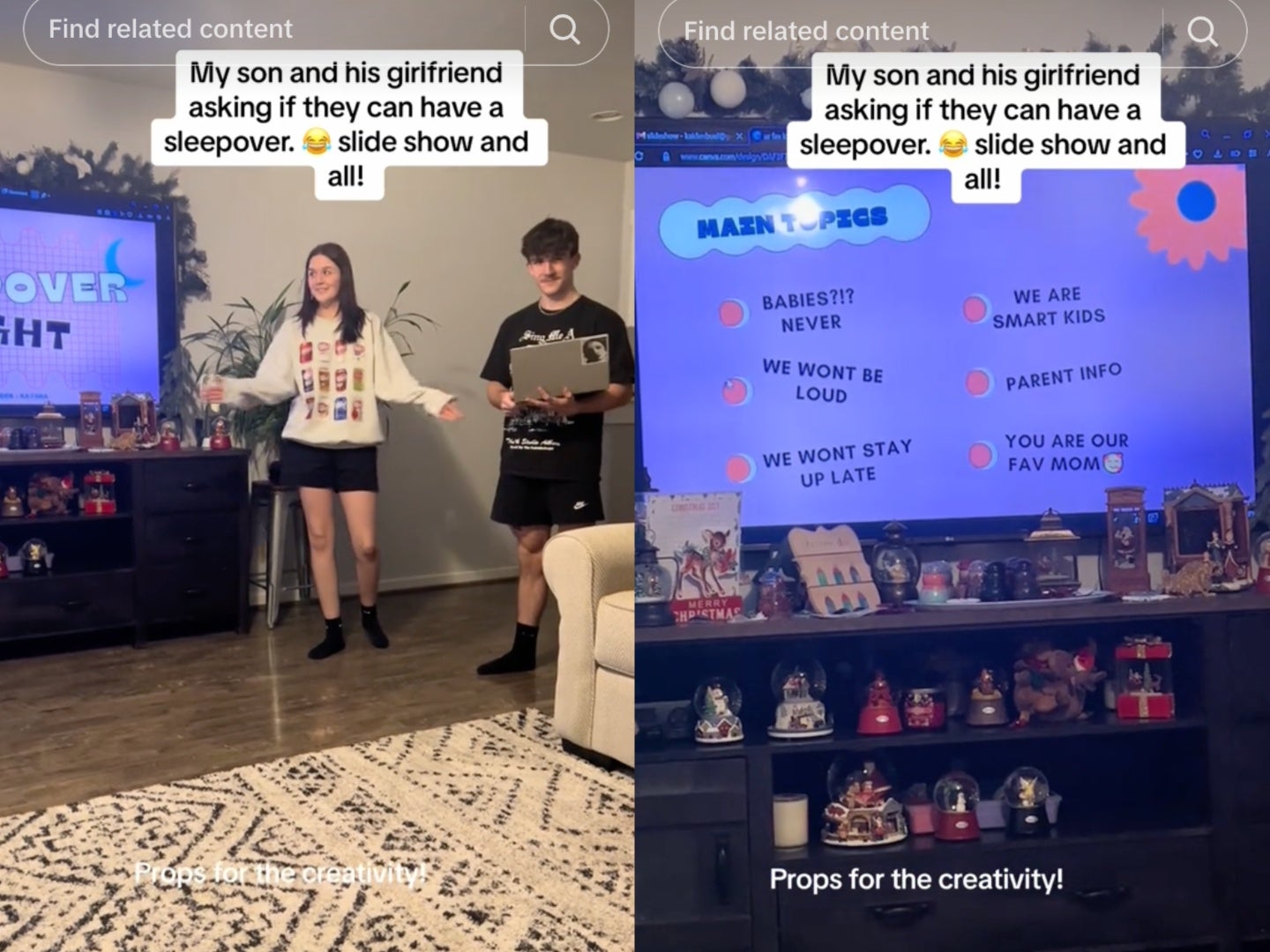 Teenage couple creates presentation to ask parents’ permission to have sleepovers