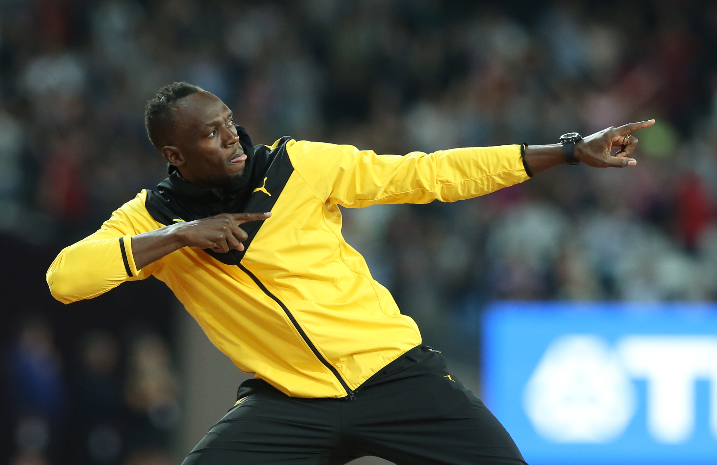 Eight-time Olympic champion Usain Bolt regularly watched Heimir Hallgrimsson’s Jamaica team (Martin Rickett/PA)