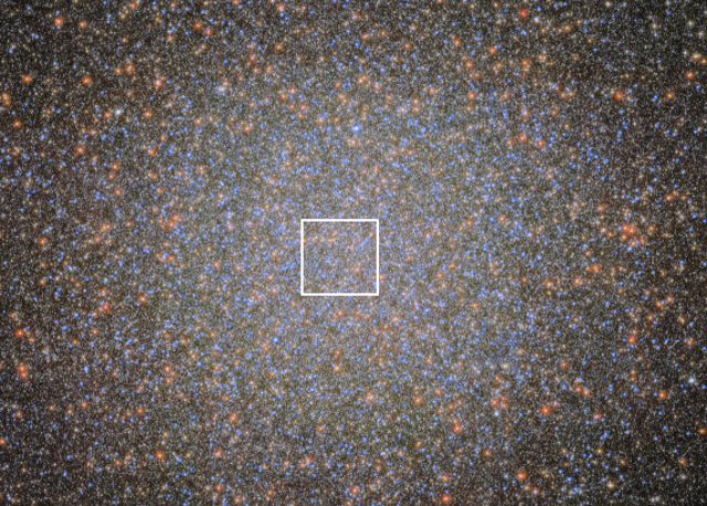 <p>A new colored ESA/Hubble image of Omega Centauri</p>