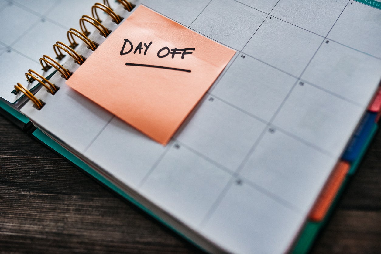 Some trials have offered employees an extra day off once a fortnight