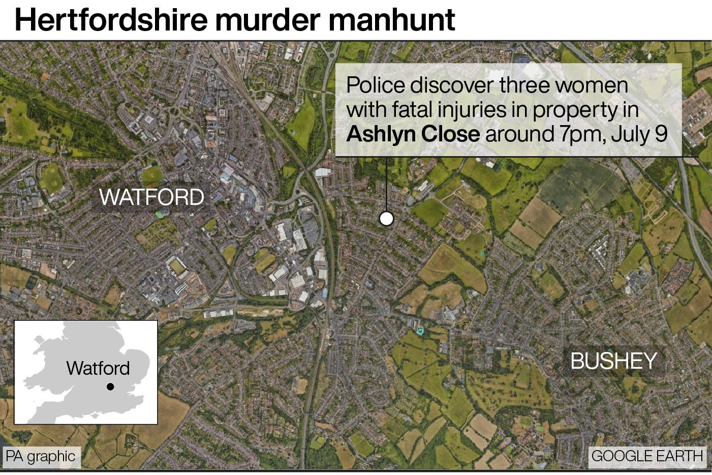 Triple murder suspect found after crossbow deaths of three women | The ...