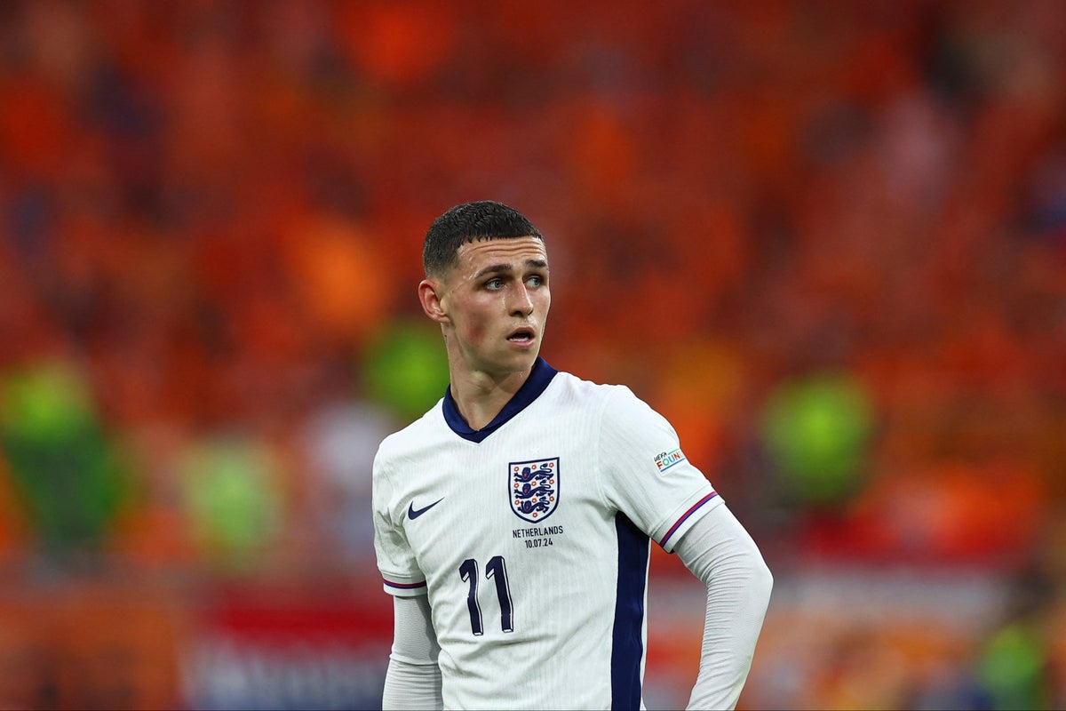 Gareth Southgate played me out of position, claims Phil Foden Gareth Southgate played me out of position, claims Phil Foden