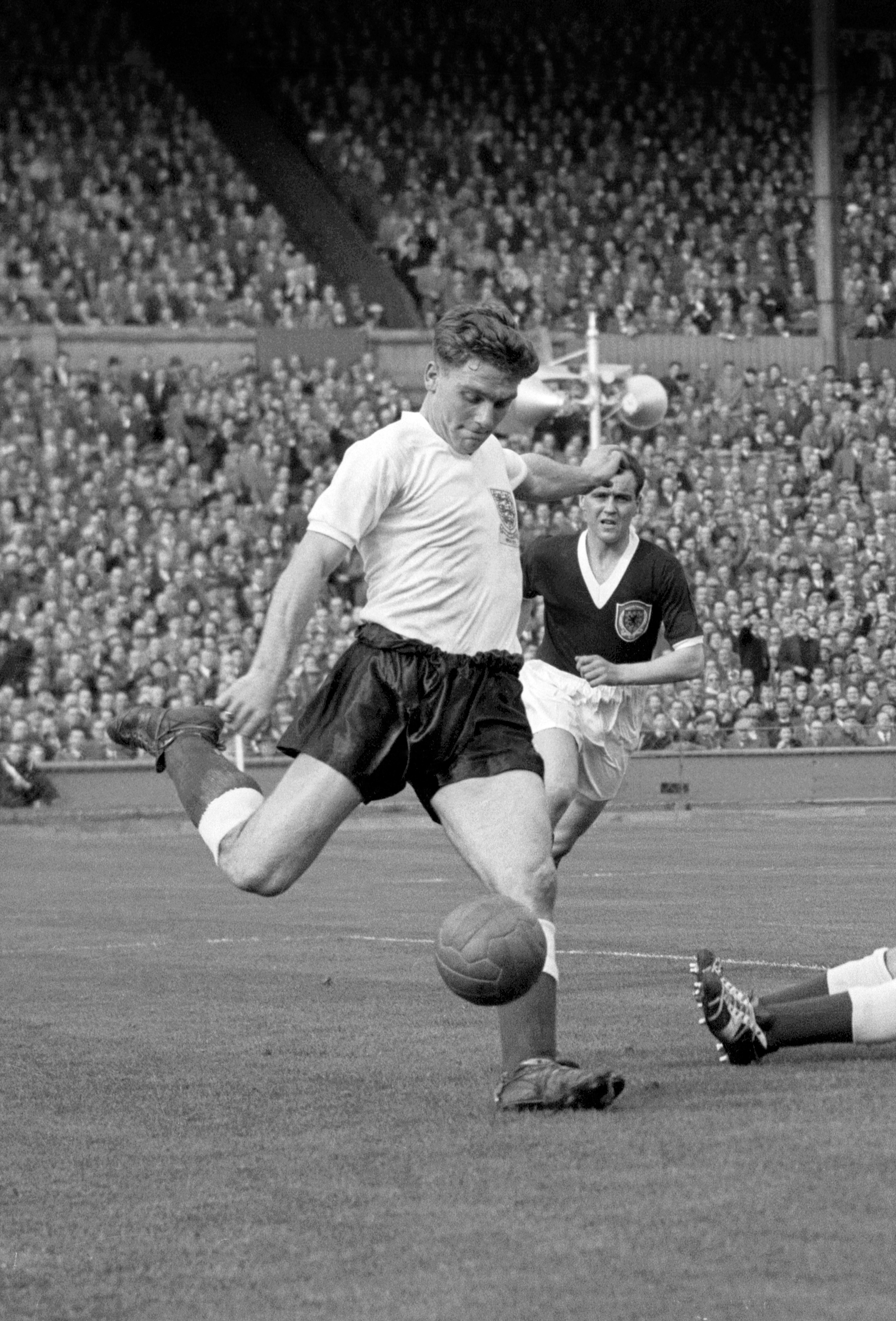 Duncan Edwards got England off to the perfect start in Berlin (PA)