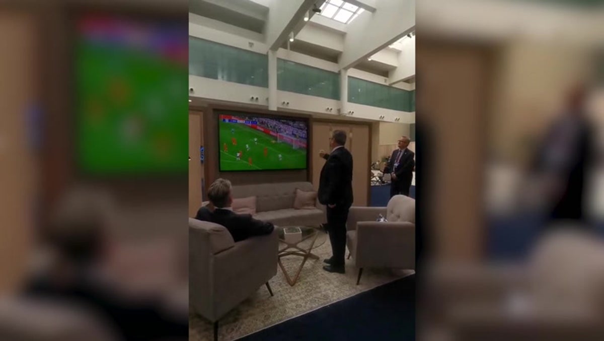 Keir Starmer steps out of Nato meeting to watch England’s Harry Kane score Euro 2024 penalty
