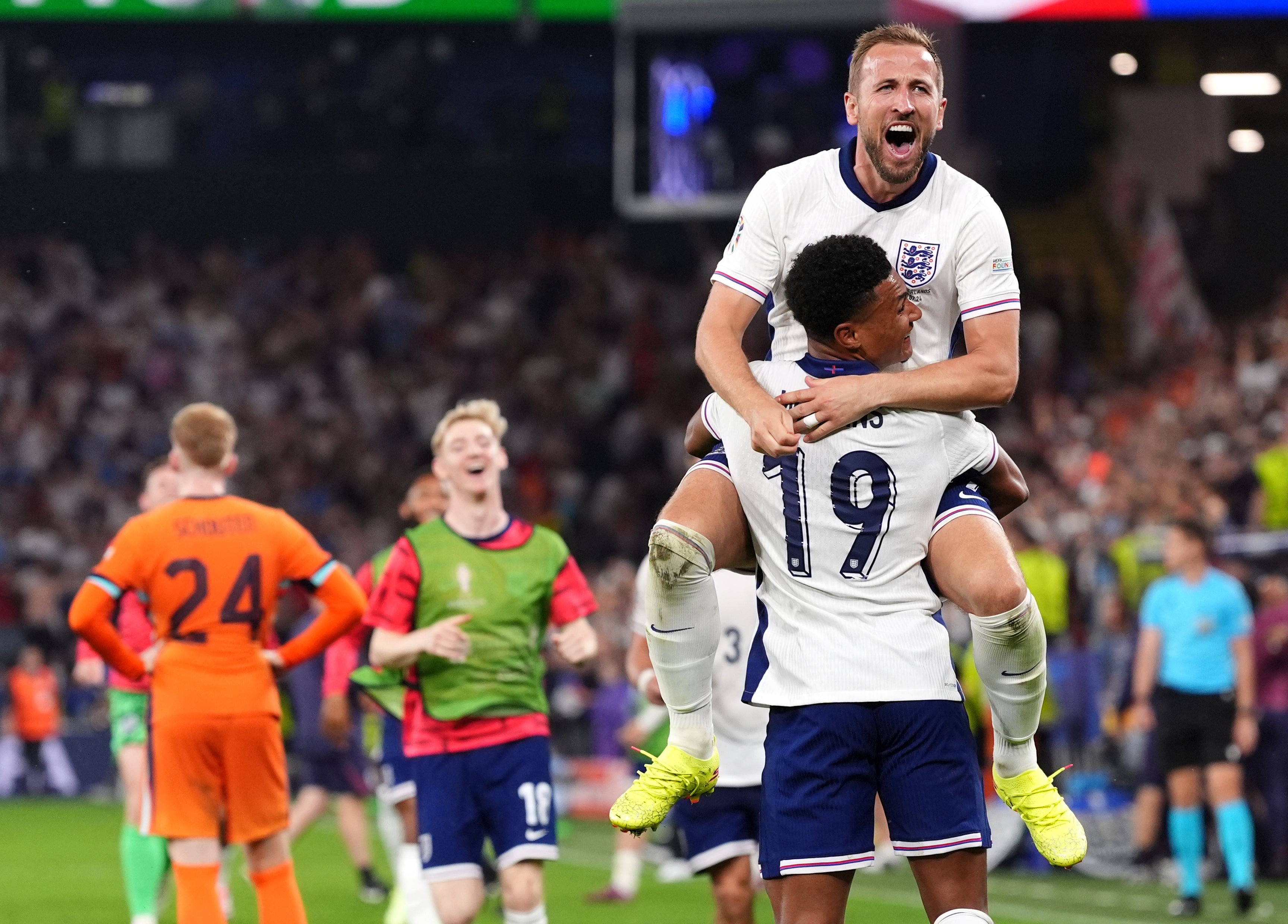 Harry Kane expressed pride in his England team-mates after their latest win (Bradley Collyer/PA)