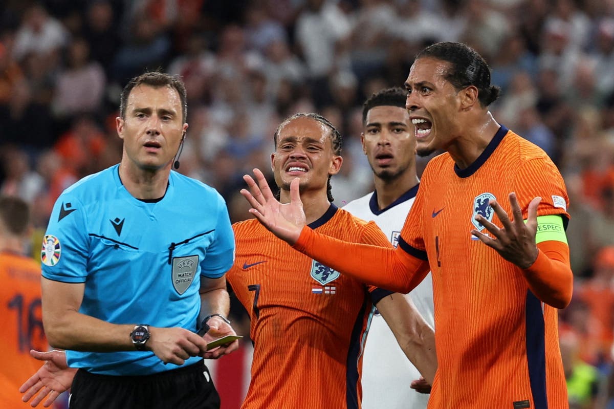 Virgil van Dijk bekritiseert de scheidsrechter van de wedstrijd Engeland-Nederland nadat hij “zijn dromen verbrijzelde”