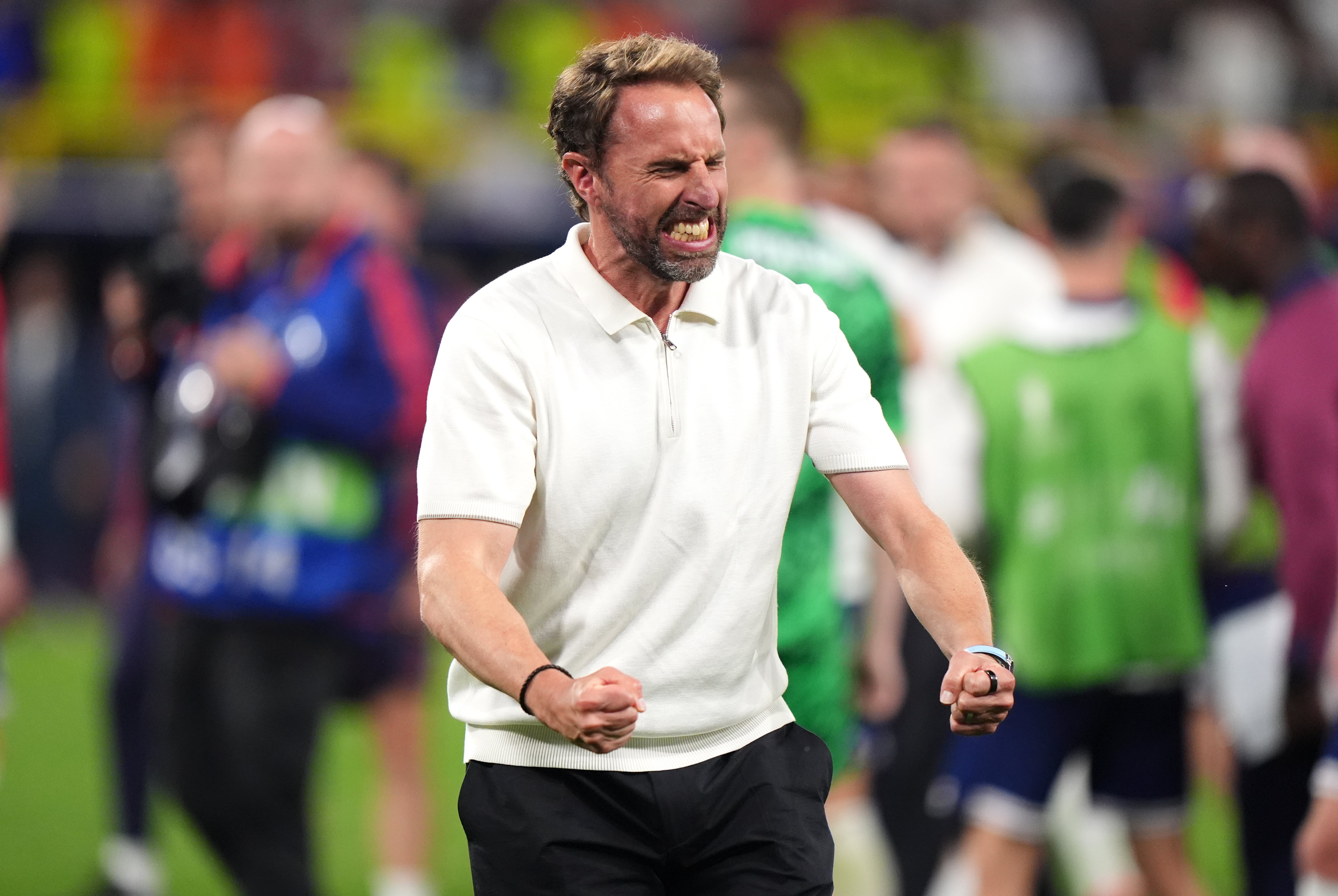 Southgate’s side face Spain in the final (Bradley Collyer/PA)