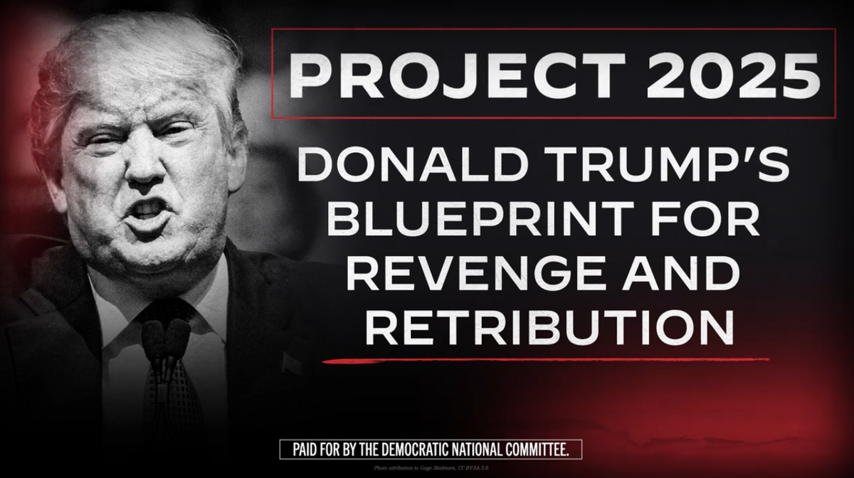 Democrats go all in against Project 2025 with billboard campaign to link Trump to controversial plan