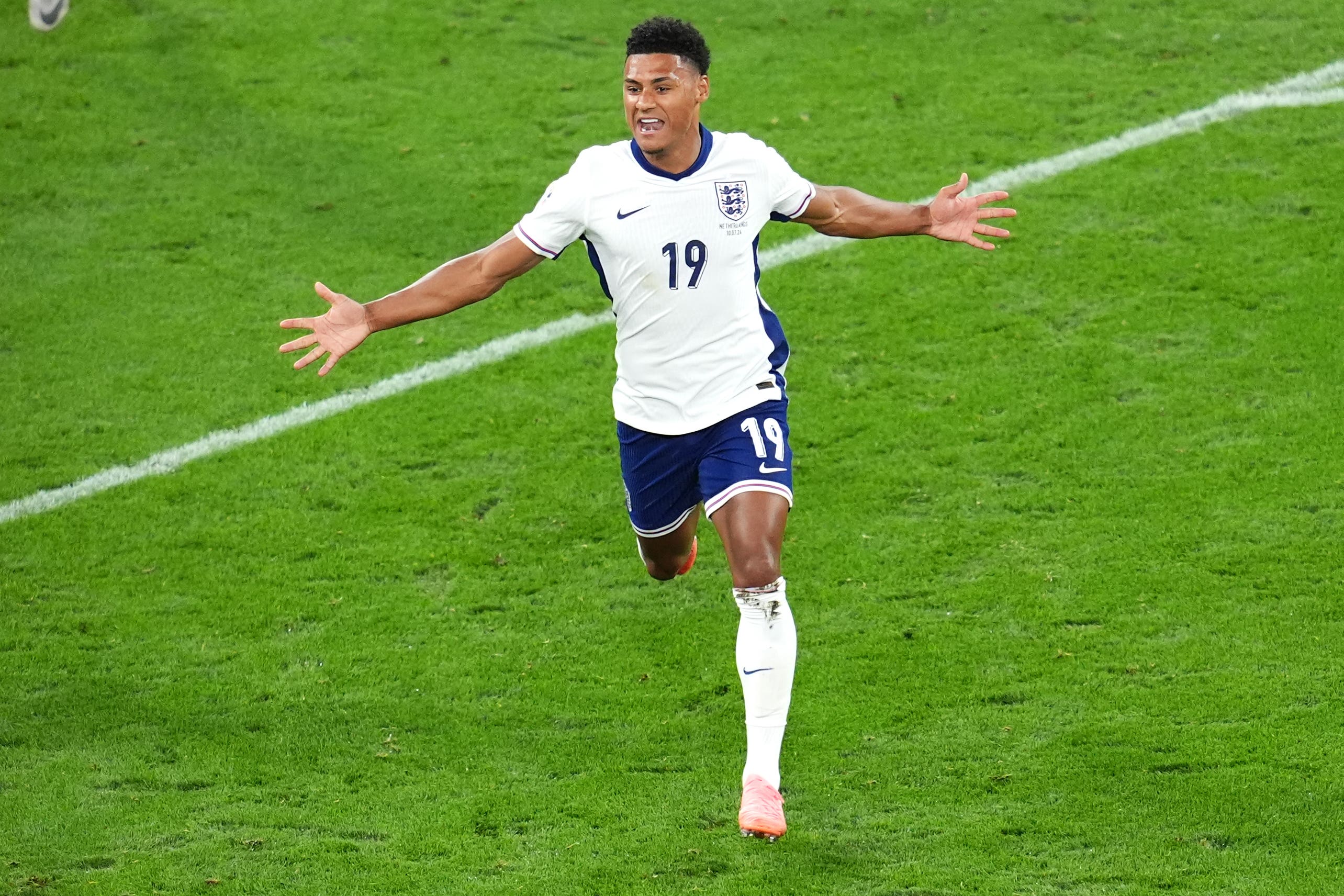 Ollie Watkins was the hero as England snatched victory in their Euro 2024 semi-final (Adam Davy/PA)