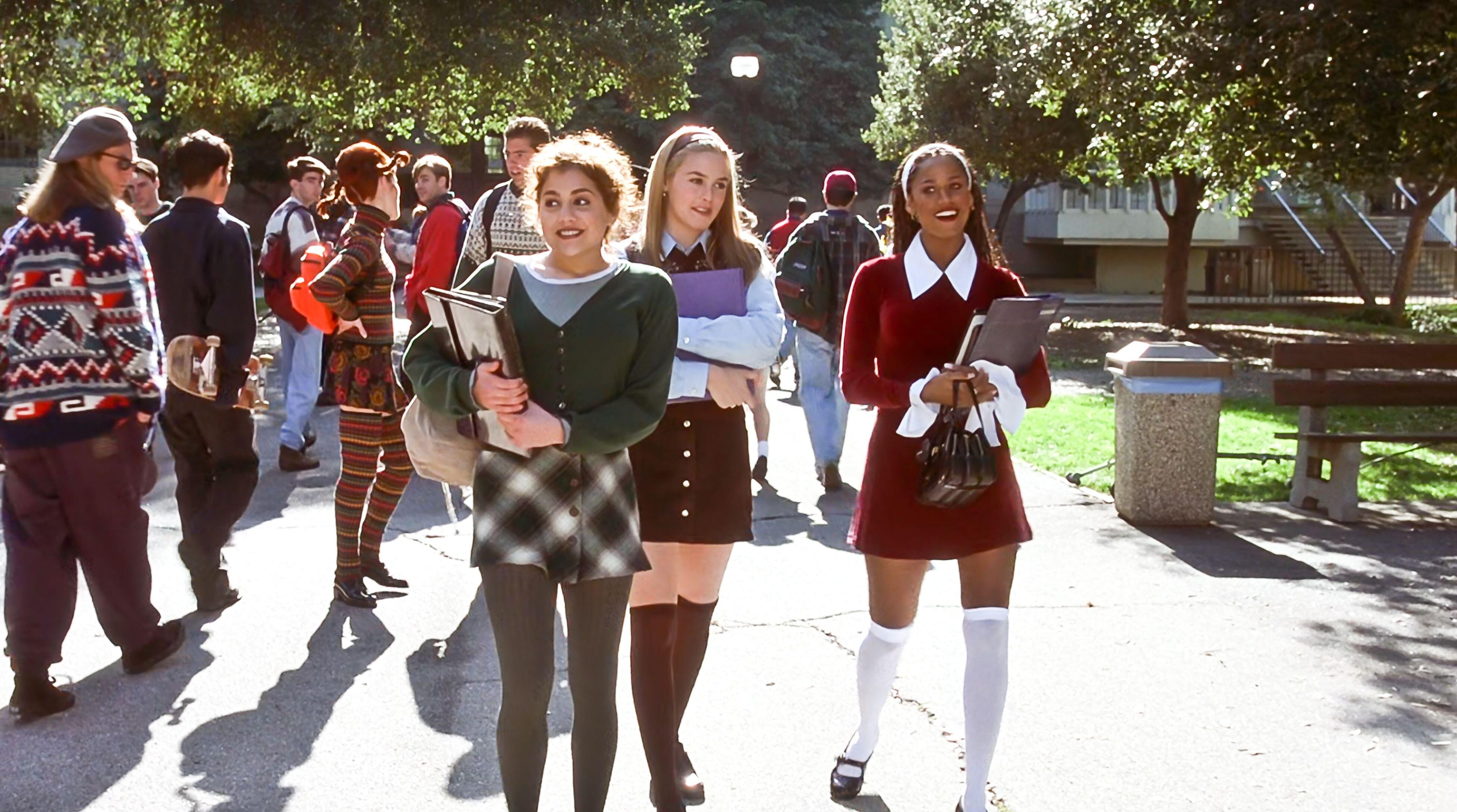 Micro tartans and preppy collars were popularised in the 1995 Paramount Pictures film, Clueless (Alamy/PA)