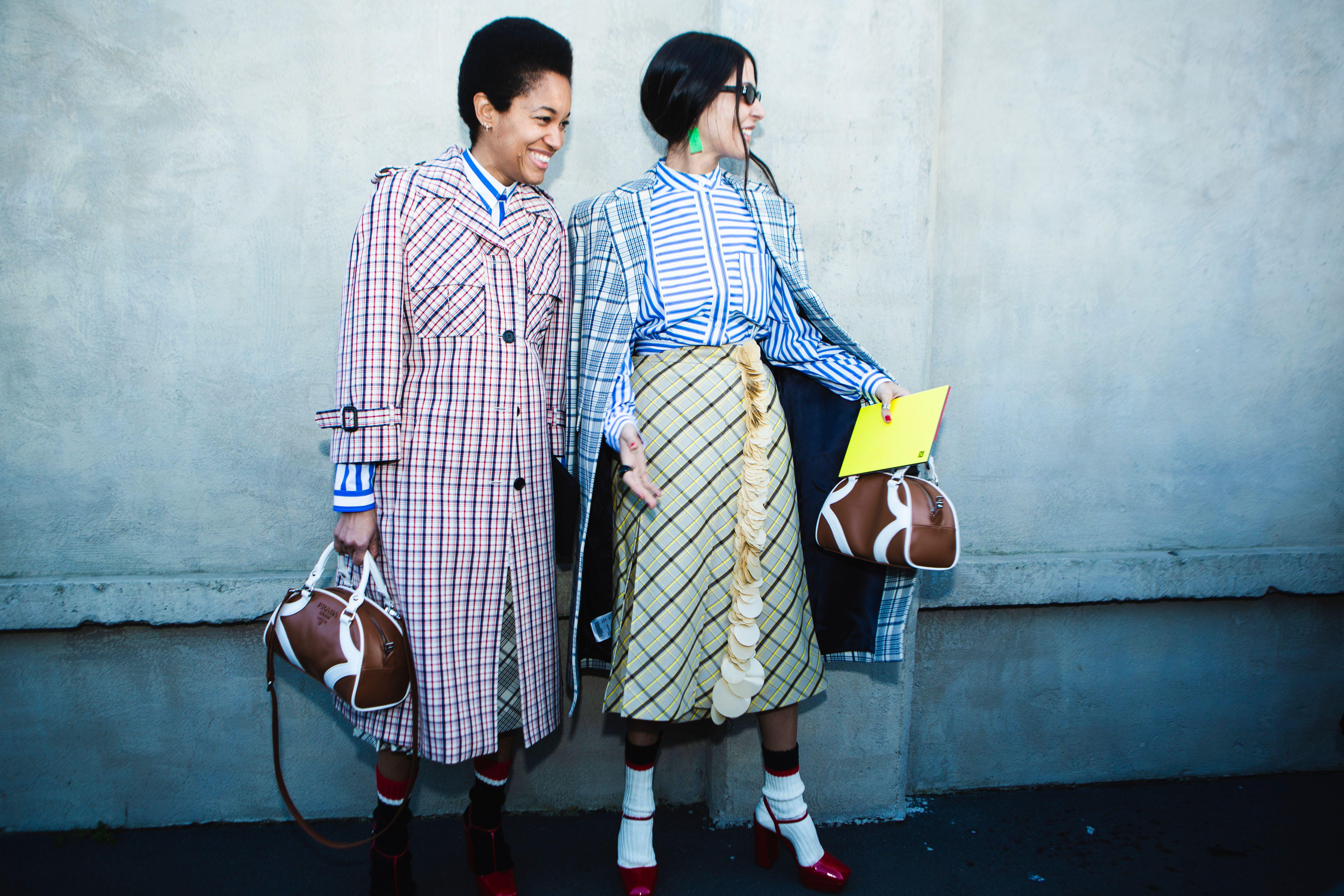 Prada’s show saw a clashing of heritage prints at Milan Fashion Week (Alamy/PA)