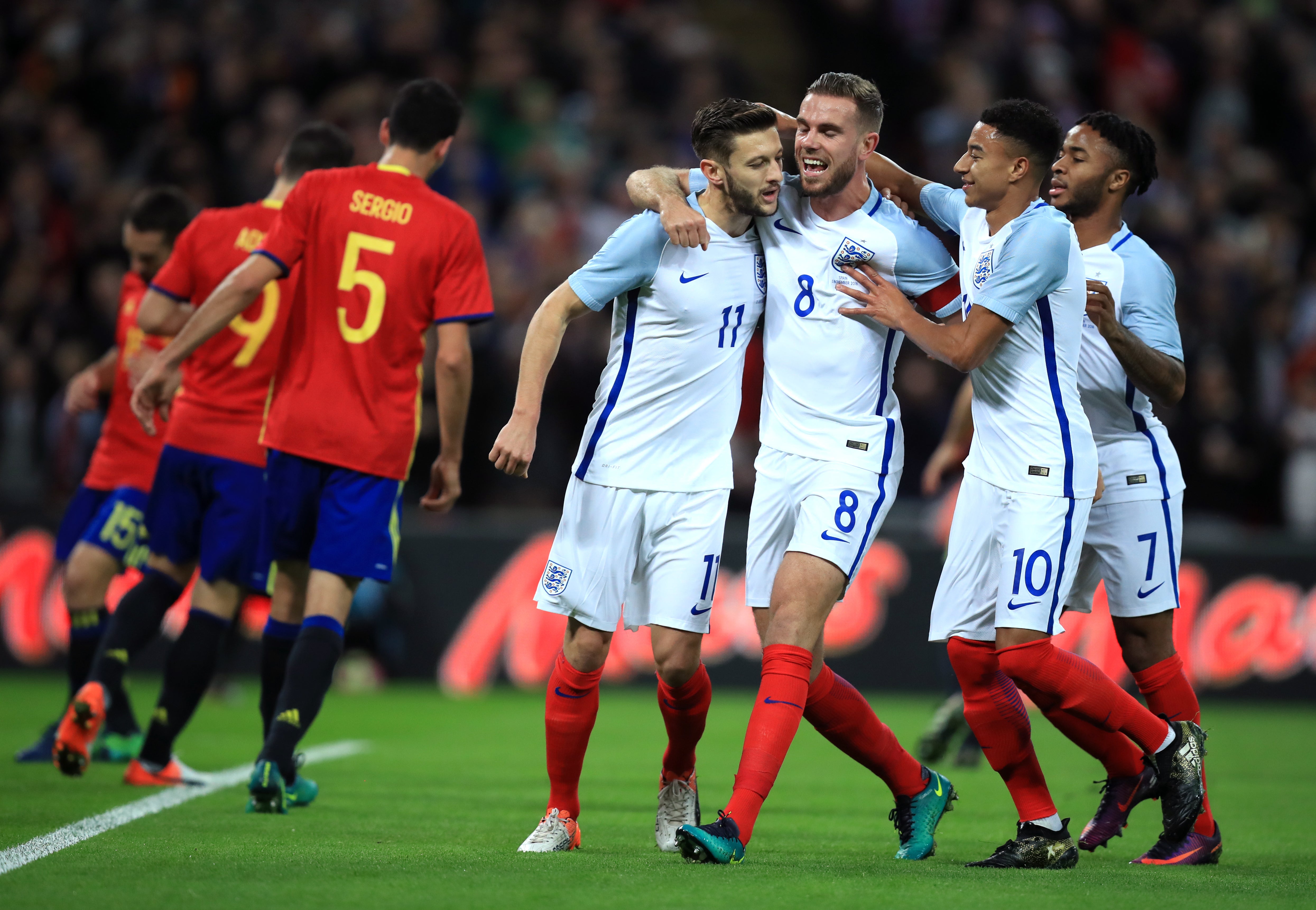 England relinquished a two-goal lead against Spain in 2016 (Mike Egerton/PA)