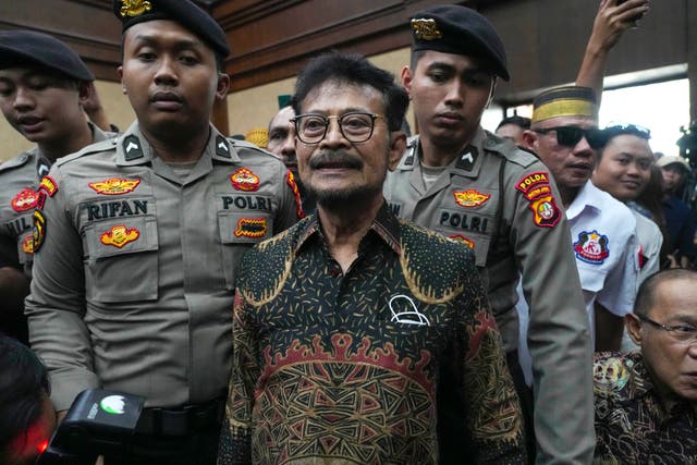 APTOPIX Indonesia Corruption