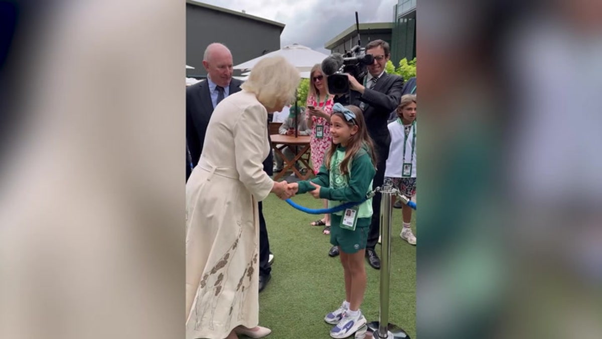 Queen shares behind-the-scenes video of royal trip to Wimbledon