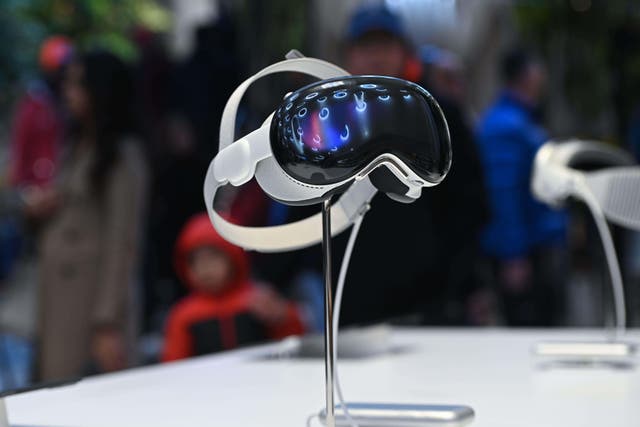 <p>The Apple Vision Pro is coming out in the UK on July 12 (Alamy/PA)</p>