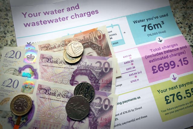 Water companies will be hiking up their rates (Alamy/PA)