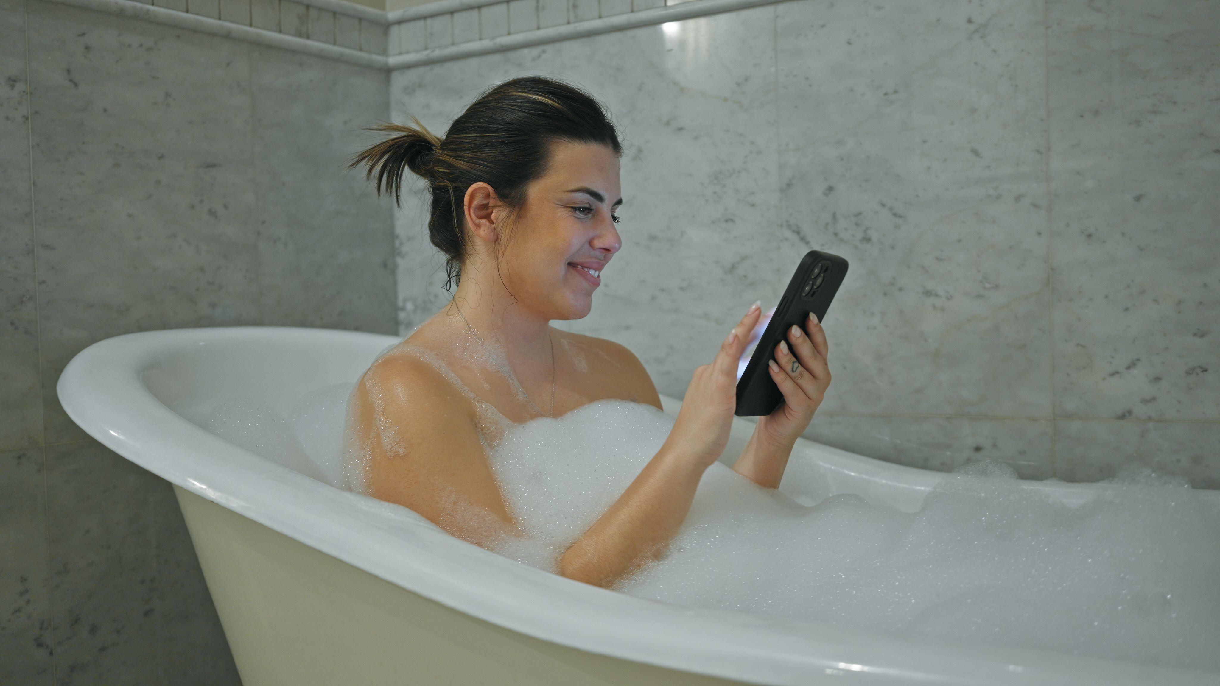 On average, baths use up much more water than showers (Alamy/PA)