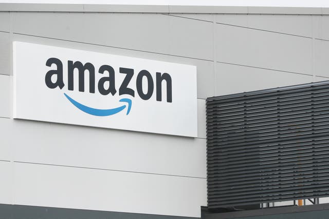 The Amazon warehouse in the Titanic Quarter, Belfast (Niall Carson/PA)