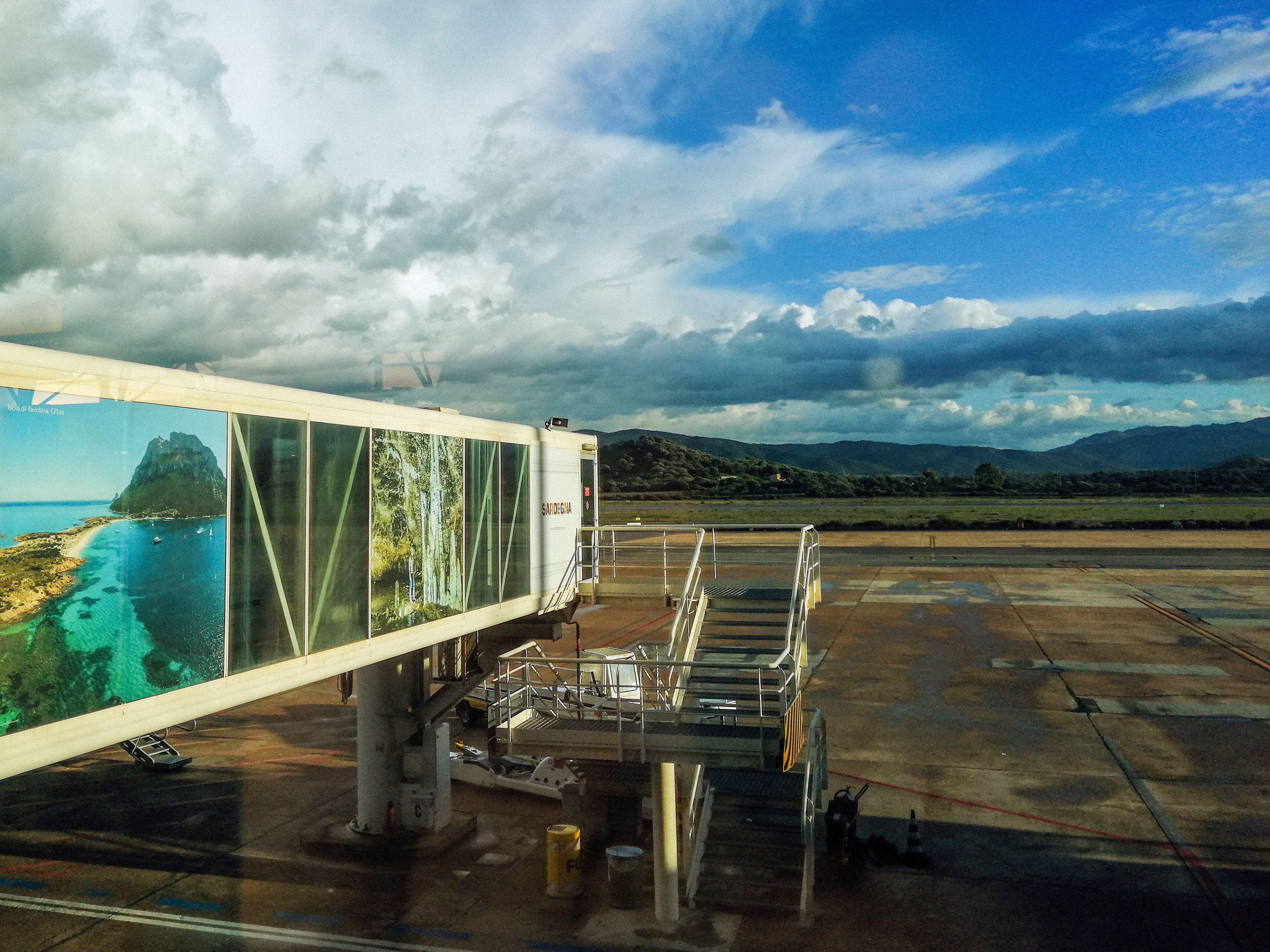 One option to reach Berlin is to take connecting flights via Olbia airport (Alamy/PA)