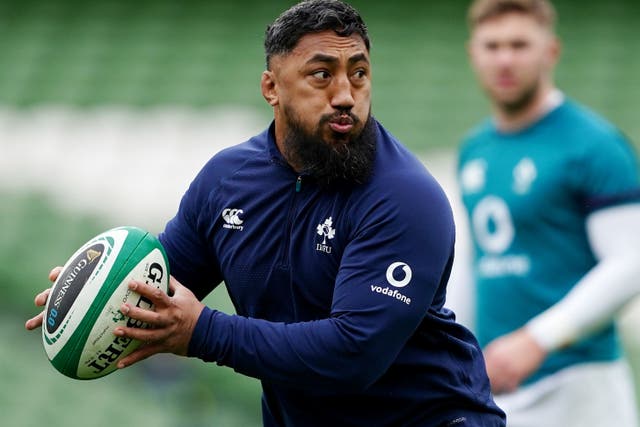 Bundee Aki will miss Ireland’s second Test against South Africa (Brian Lawless/PA)