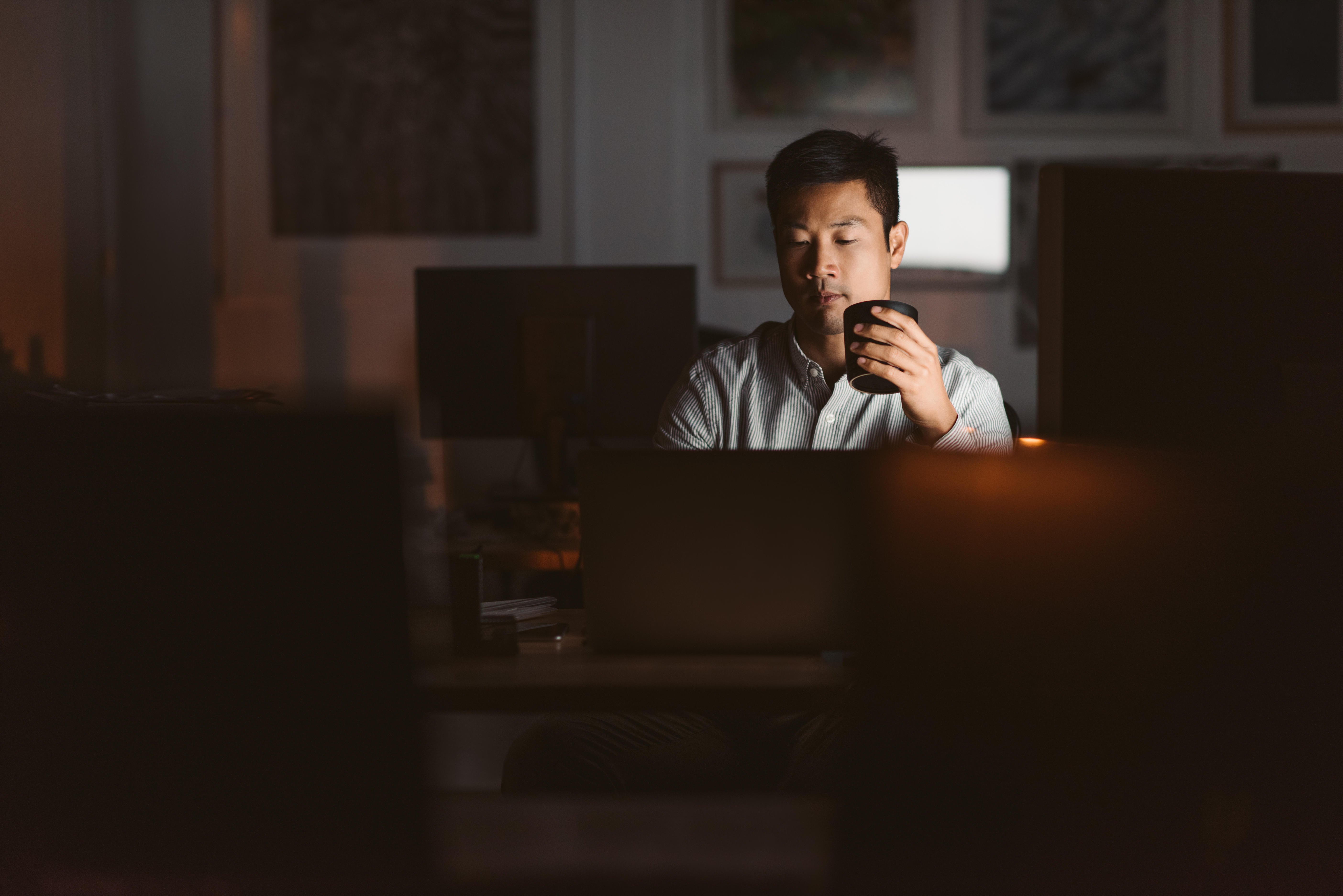 Make sure you are working away from your bed (Alamy/PA)