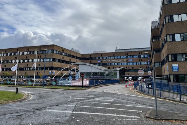 Queen’s Medical Centre is one of the hospitals run by the trust (Callum Parke/PA)