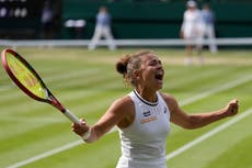 Jasmine Paolini defeats crestfallen Donna Vekic in record-breaking Wimbledon semi-final