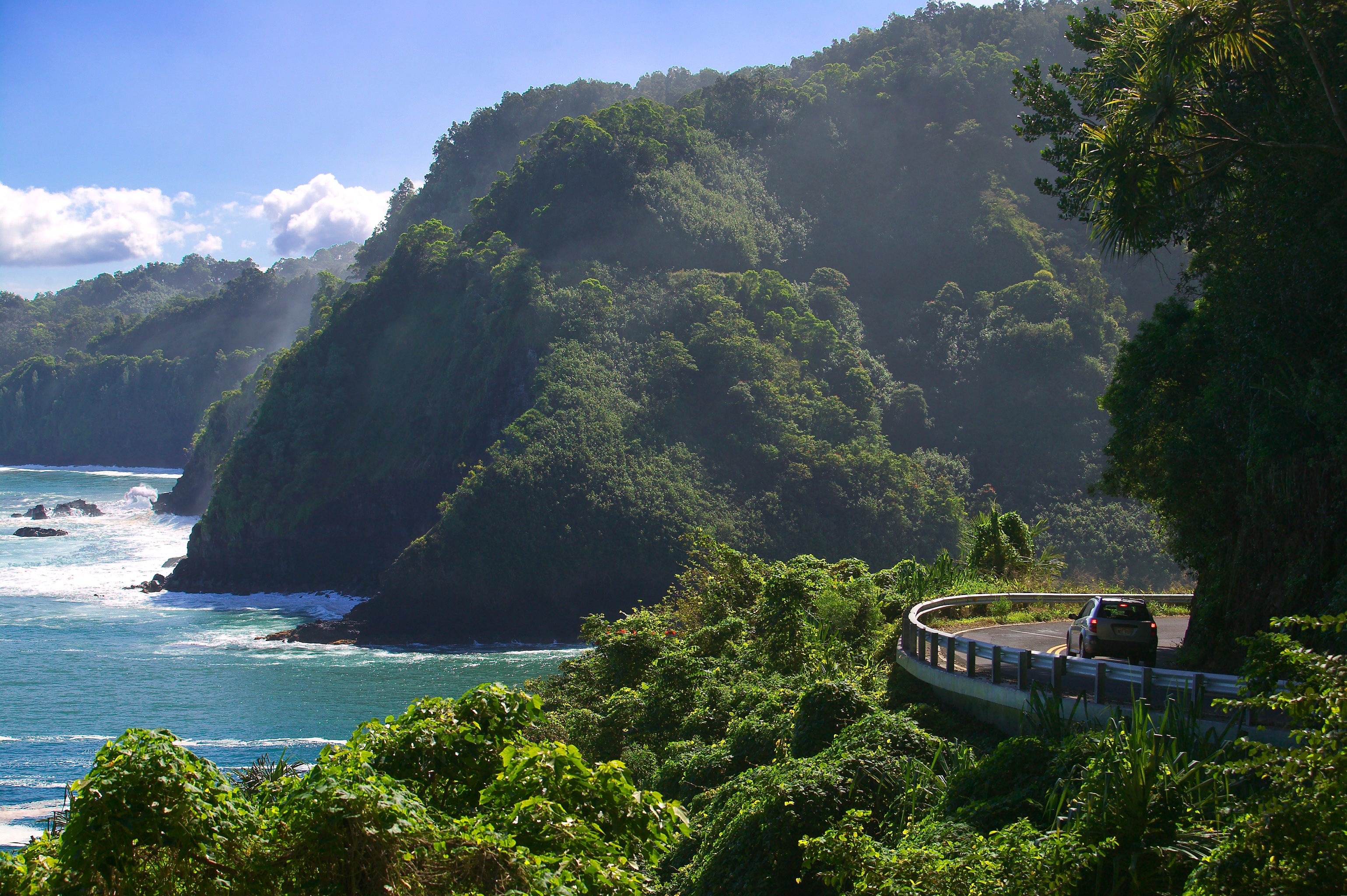 Take the Hana Highway to explore Maui