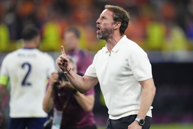 Gareth Southgate is already turning his attentions to one last game at Euro 2024 (Nick Potts/PA)