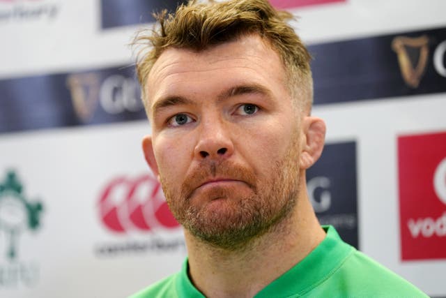 Ireland captain Peter O’Mahony will begin the second Test against South Africa on the bench (Brian Lawless/PA)