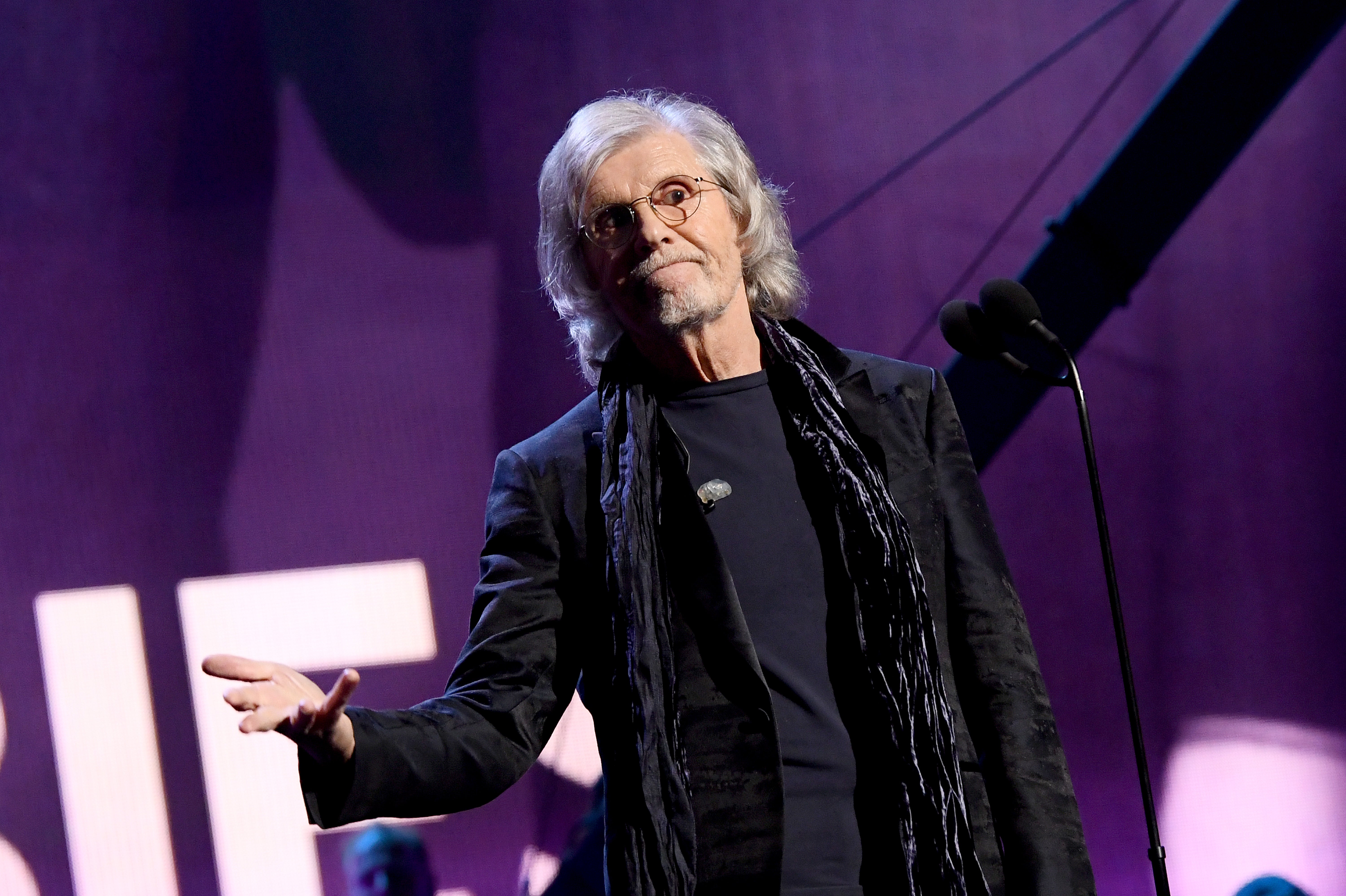 Rod Argent at The Zombies’ induction into the Rock & Roll Hall Of Fame in 2019