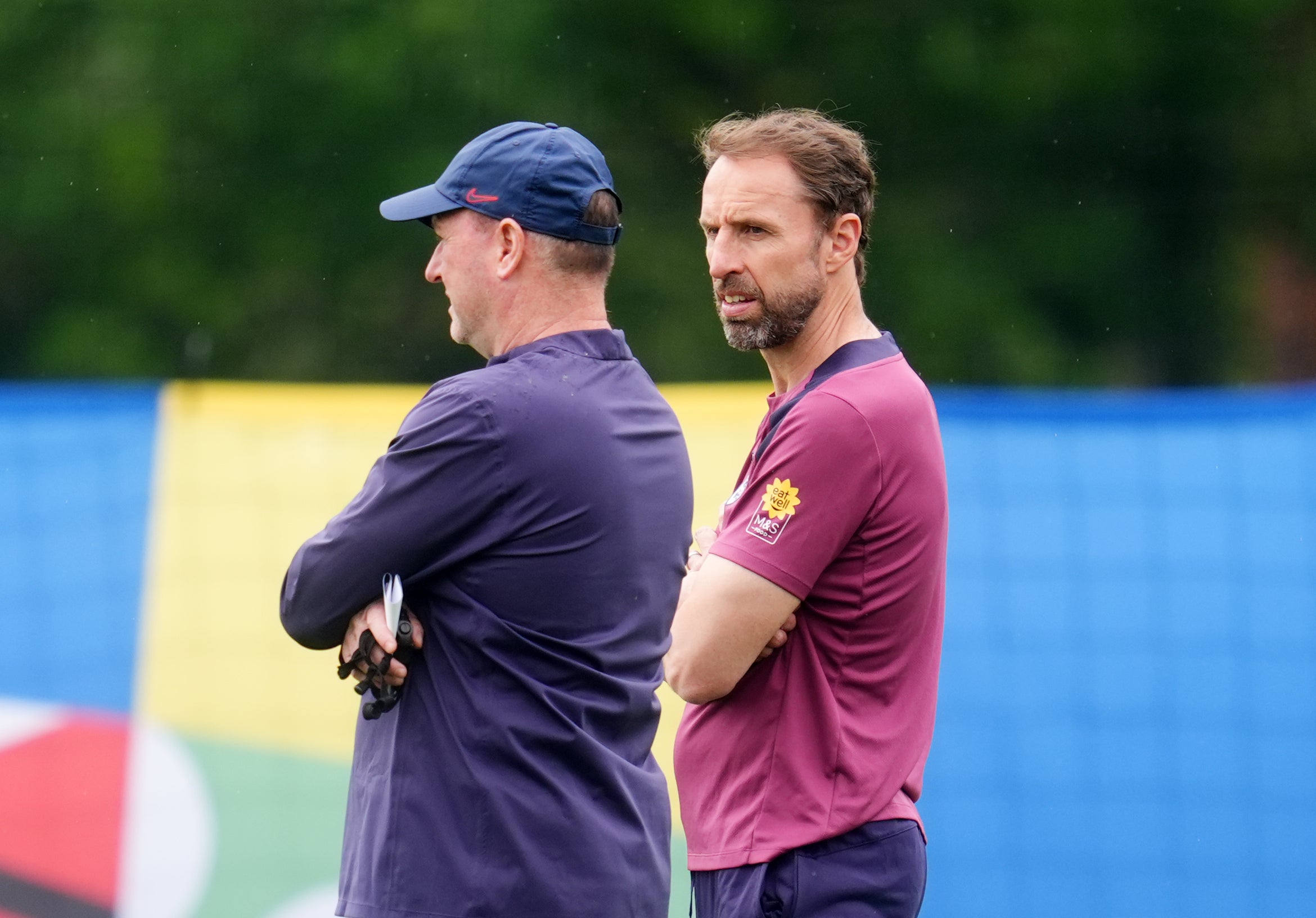 Gareth Southgate has heaped praise on his assistant Steve Holland (left) (Adam Davy/PA)