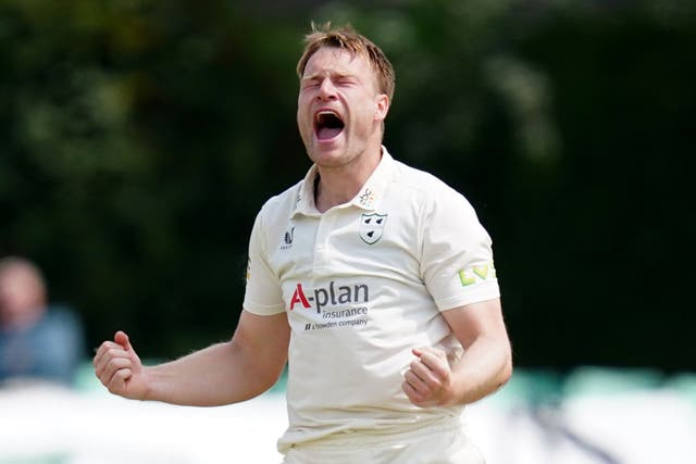 Matthew Waite took a flurry of late wickets to help guide Worcestershire to victory (David Davies/PA)