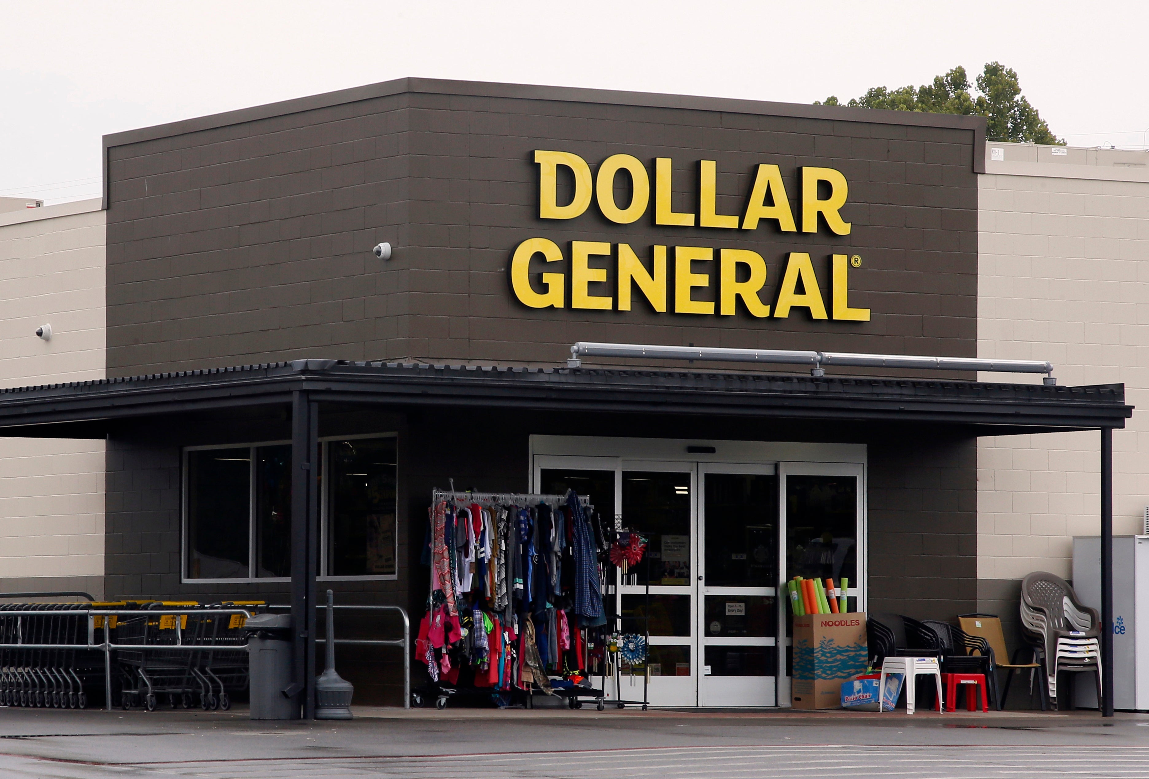 A Dollar General store is seen, Aug. 3, 2017, in Luther, Oklahoma. Dollar General has agreed to pay a $12 million fine and to improve conditions at its thousands of retail stores nationwide to make them safer for workers