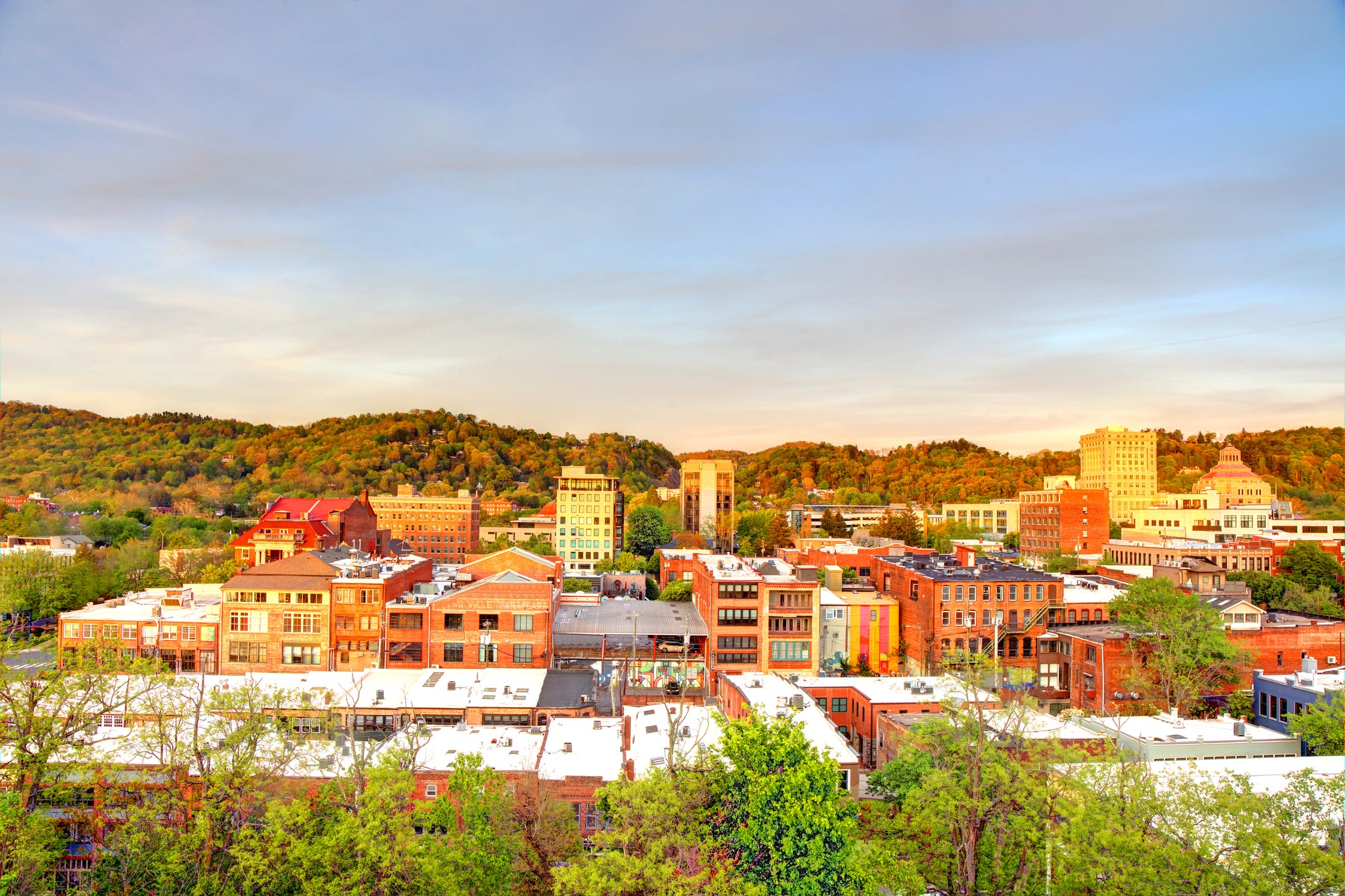 Visitors to Asheville are often drawn to the colourful River Arts District