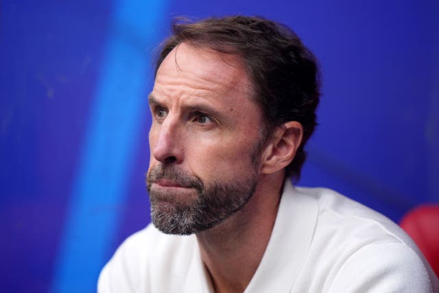 England manager Gareth Southgate has plenty to mull over ahead of Sunday’s Euro 2024 final against Spain (Bradley Collyer/PA)