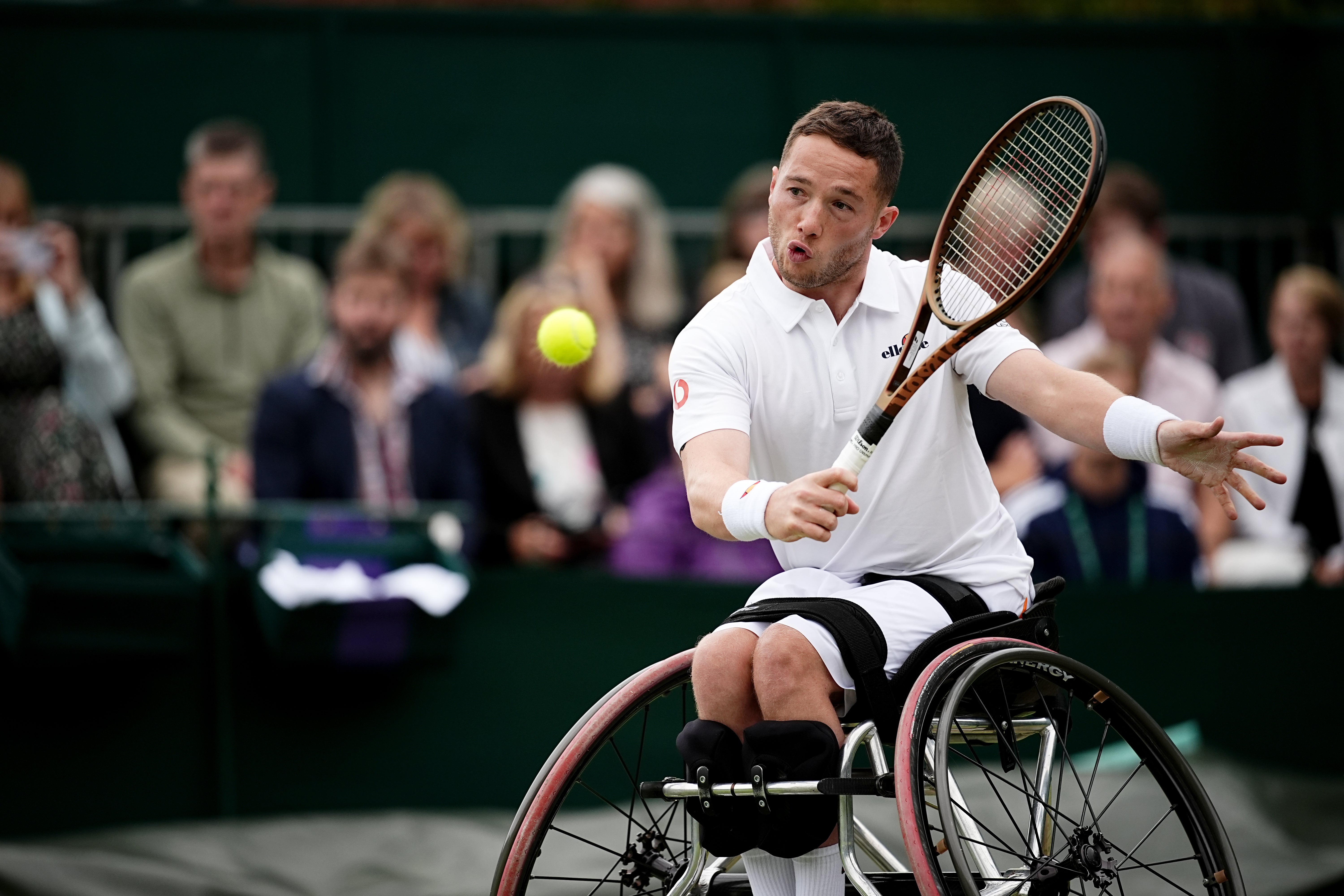 Alfie Hewett is targeting a long-awaited Wimbledon singles title (Aaron Chown/PA)