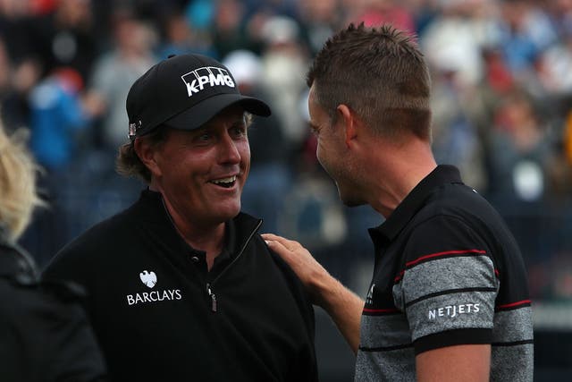 Henrik Stenson (right) beat Phil Mickelson in an epic duel to win the 2016 Open at Royal Troon (David Davies/PA)