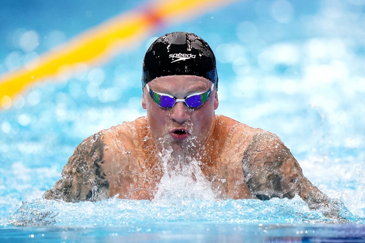 When is Adam Peaty competing at the Paris Olympics? 