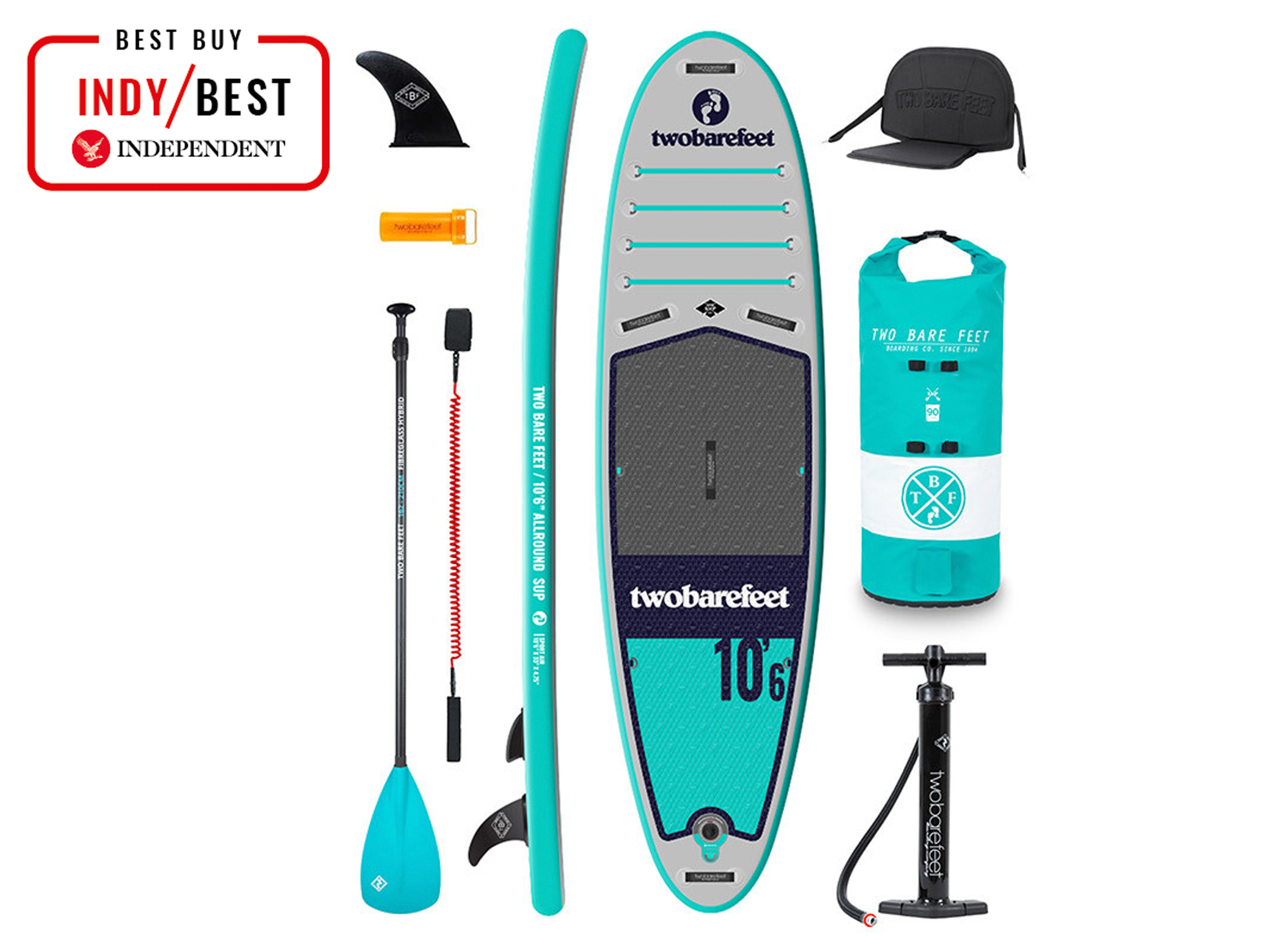 Two-bare-feet-best-inflatable-paddleboards-review-indybest