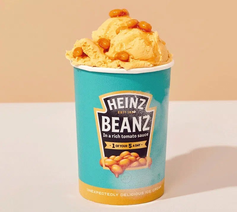 Heinz’s baked bean ice cream