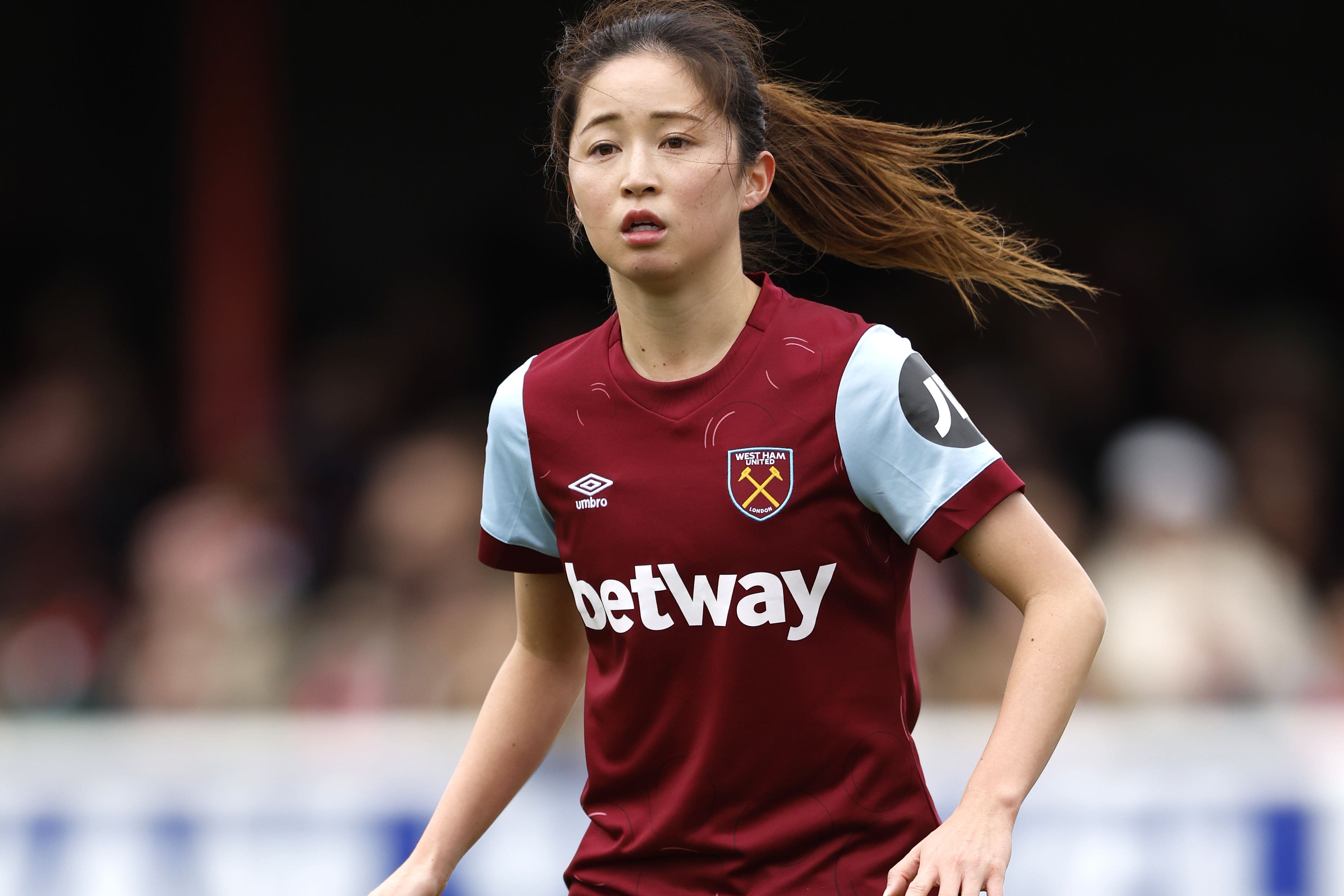 Japanese defender Risa Shimizu has joined Manchester City from West Ham (Nigel French/PA)