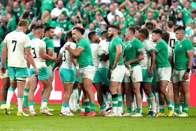 South Africa and Ireland are Test rugby’s top-ranked nations (Gareth Fuller/PA)