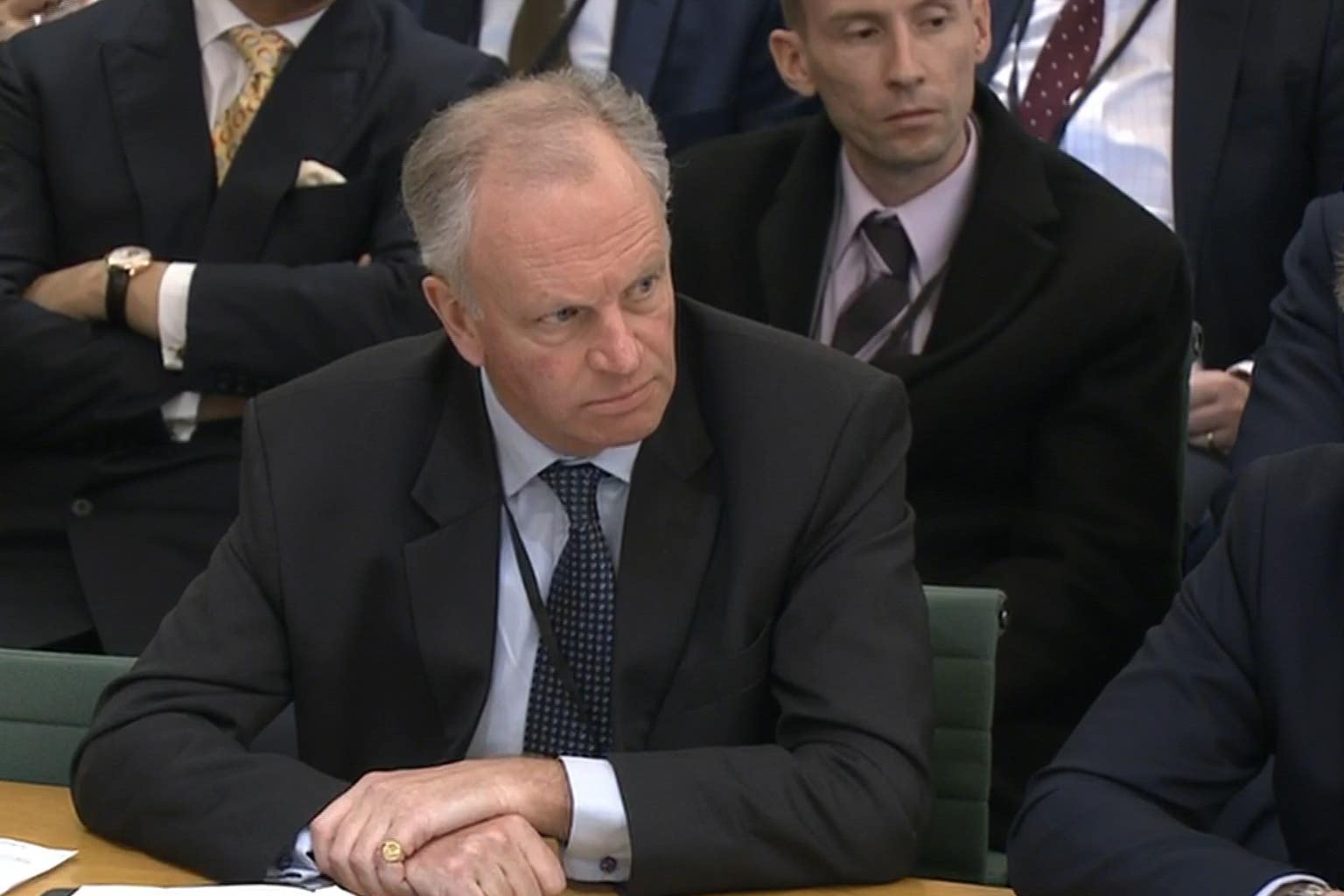 Post Office chief executive Nick Read giving evidence to the Business and Trade Select Committee in April (UK Parliament/PA)