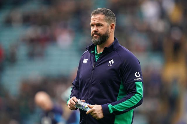 Ireland have won 33 of their last 38 matches under head coach Andy Farrell (Mike Egerton/PA)