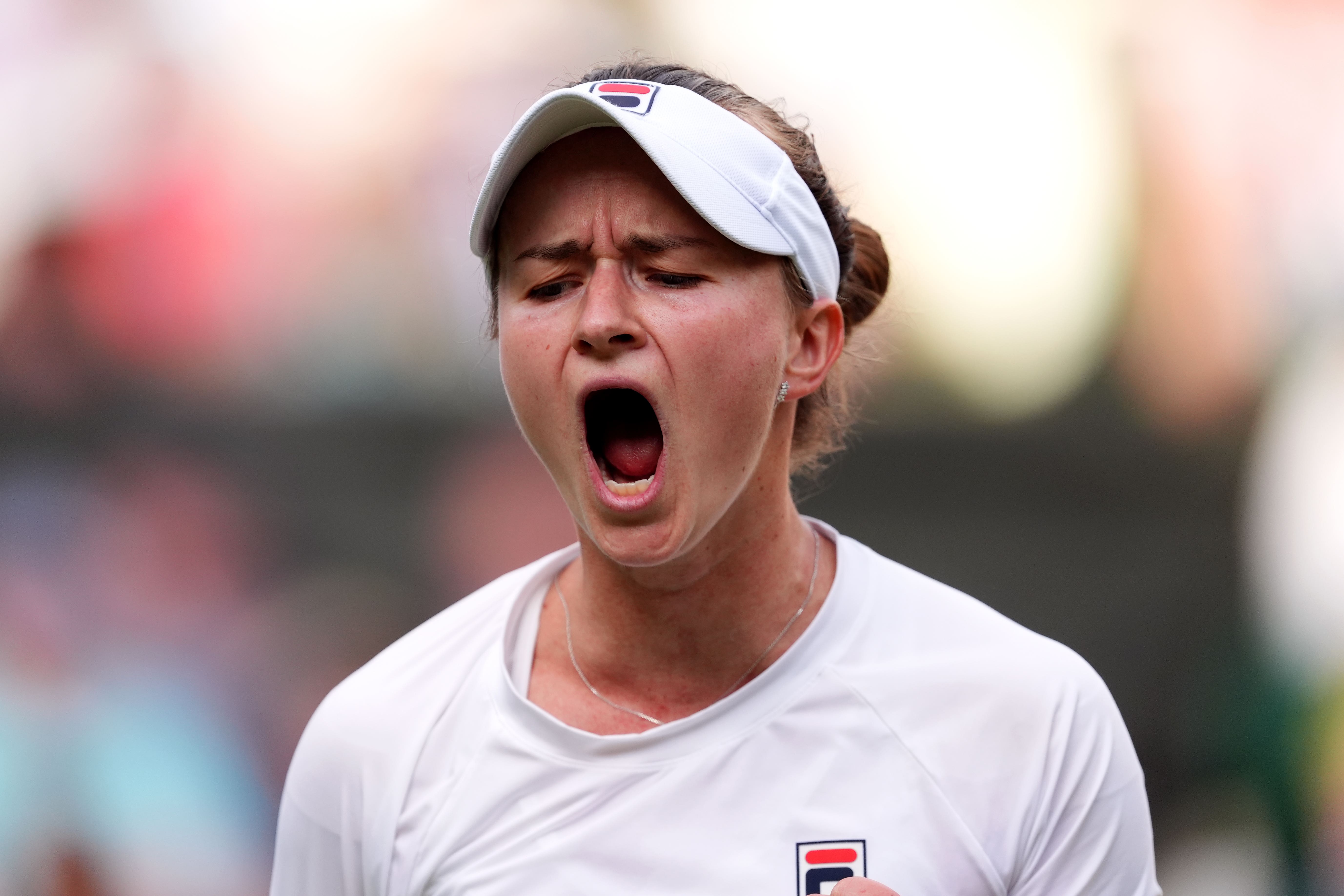 Barbora Krejcikova has reached her first Wimbledon final (John Walton/PA)