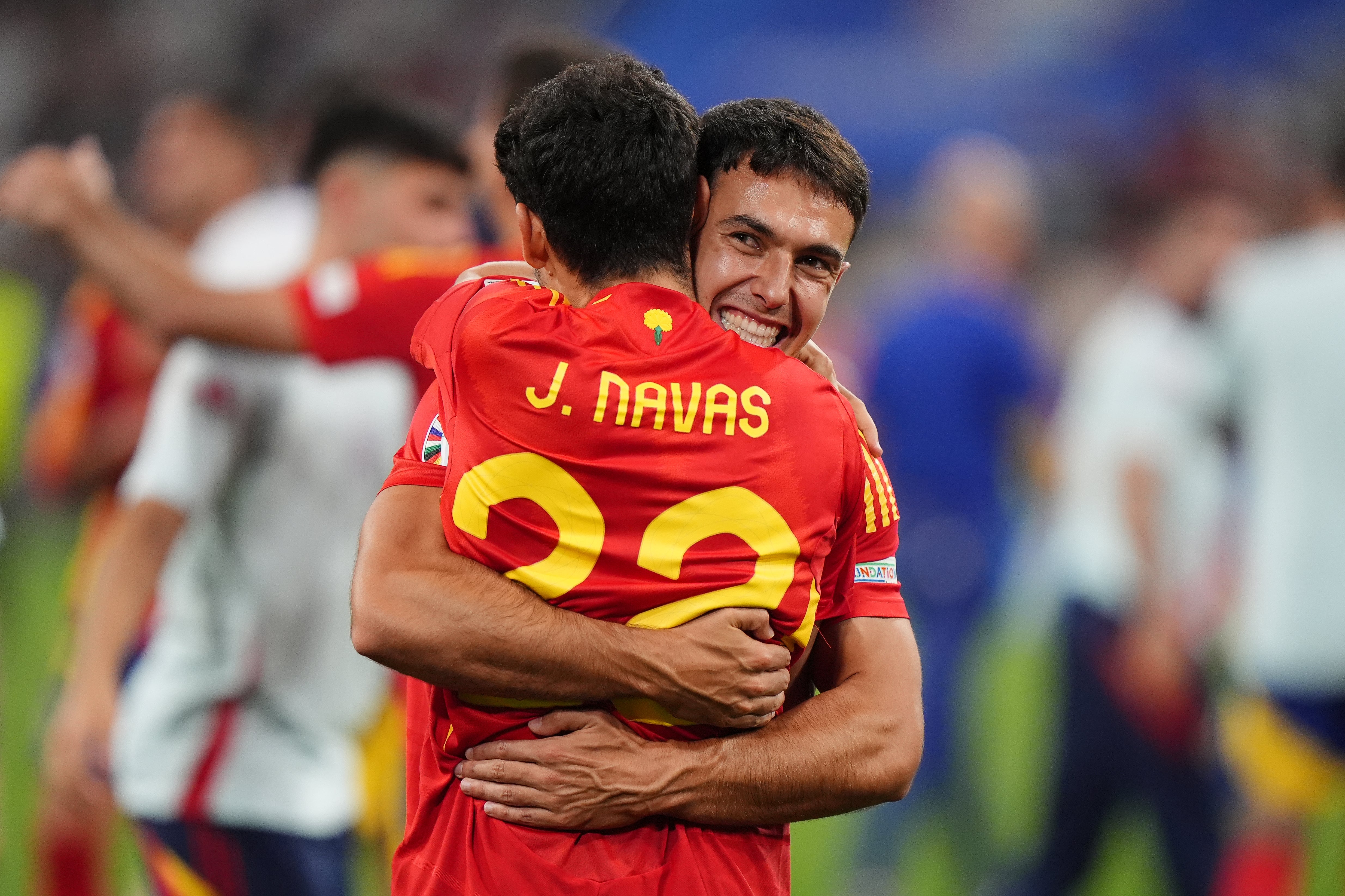 Spain’s Jesus Navas (left) has won three of his four major tournament finals (Bradley Collyer/PA)