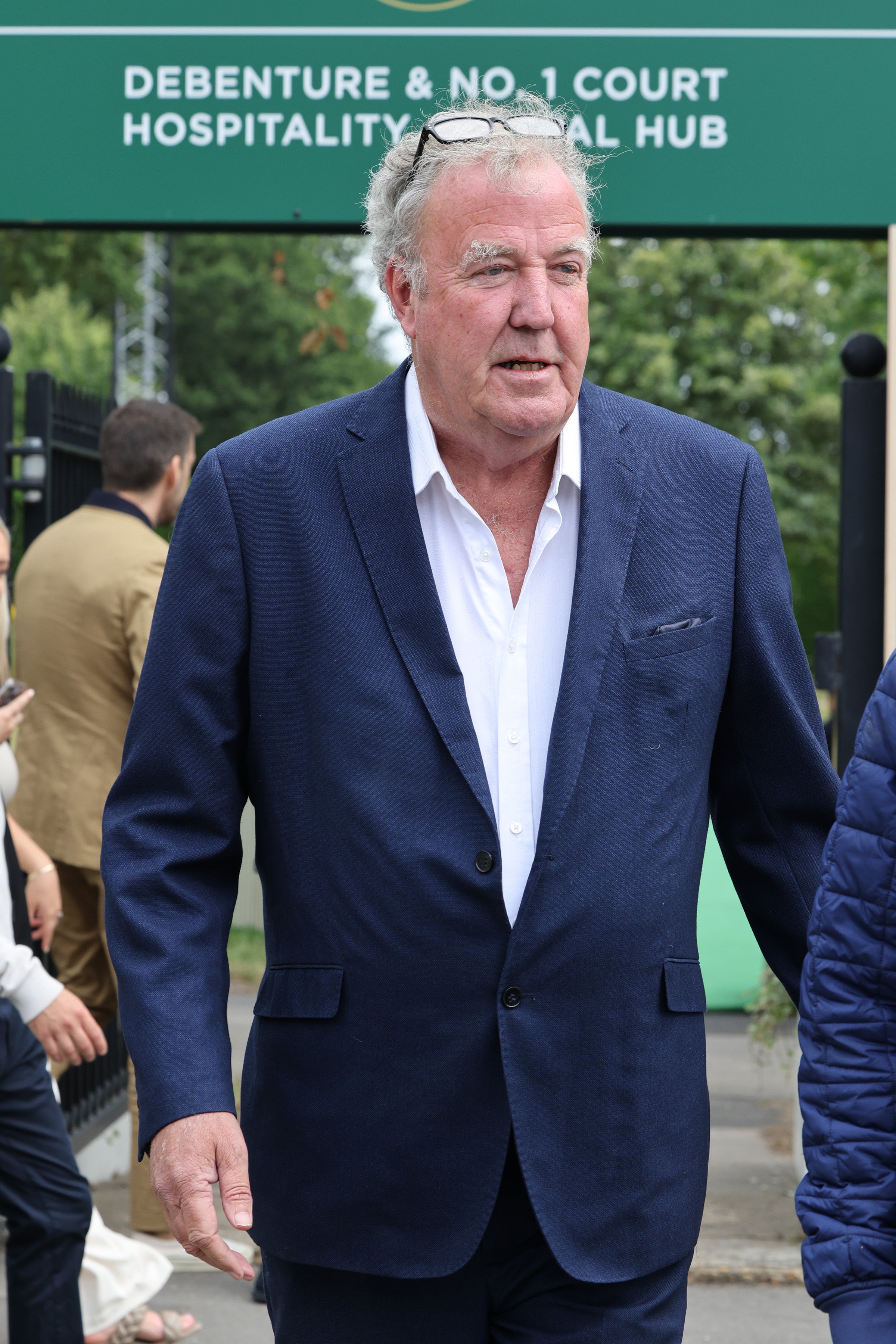 Jeremy Clarkson also made an appearance on the second Friday of Wimbledon