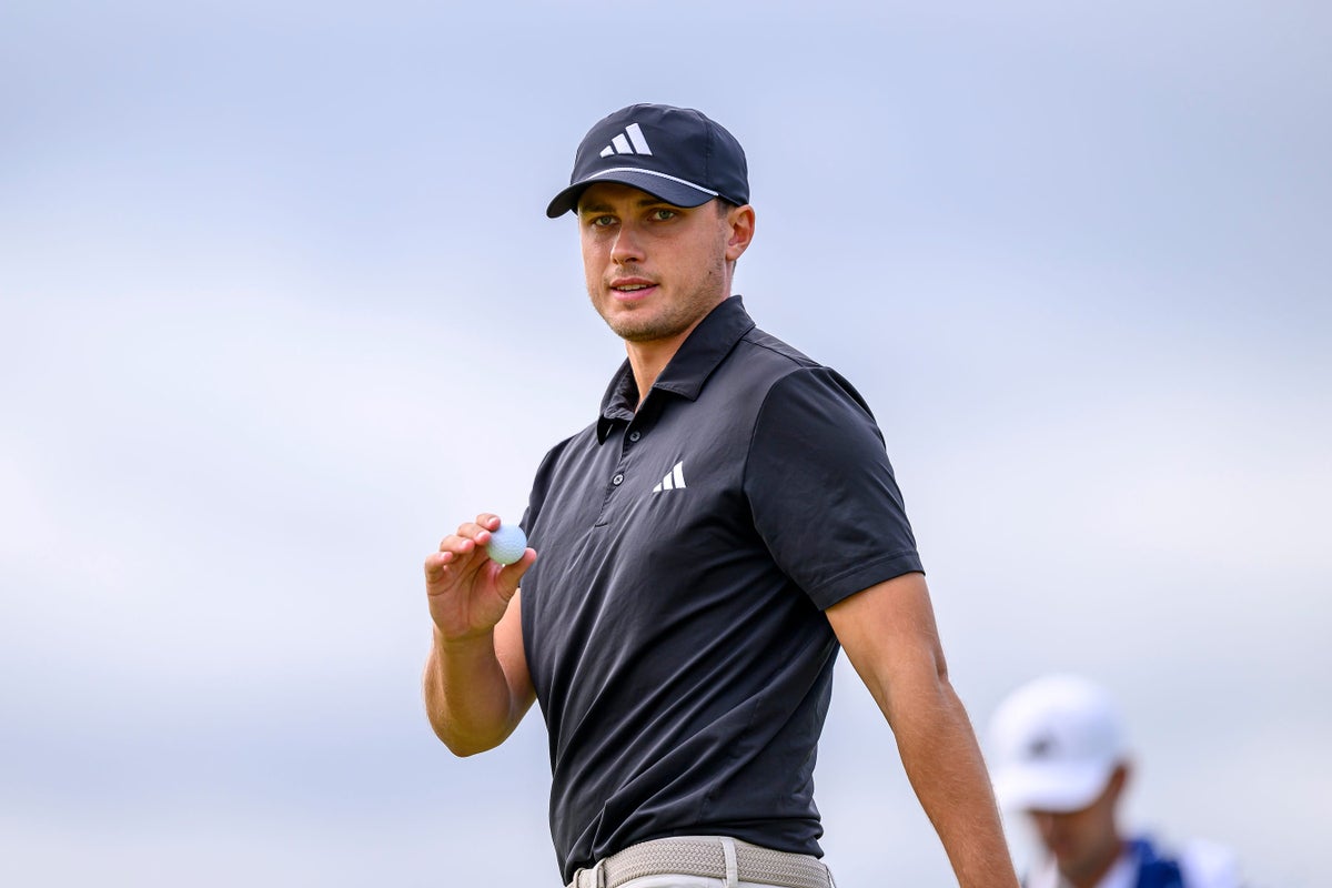 Ludvig Aberg impresses to set clubhouse target at Scottish Open