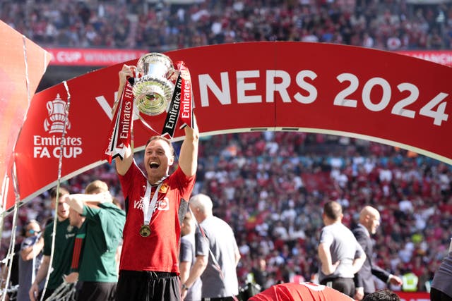 Jonny Evans has signed a new one-year contract with Manchester United (Nick Potts/PA)
